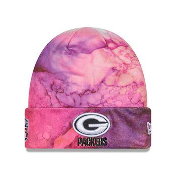 推荐Youth Boys Pink Green Bay Packers 2022 NFL Crucial Catch Knit Hat商品