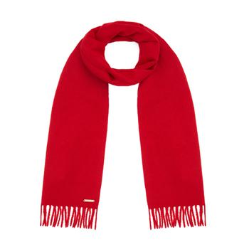 商品Hortons红色100%羊绒围巾图片