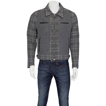 春装菲拉格慕, Salvatore Ferragamo | Mens Grey Plaid Wool Jacket商品图片 3.1折