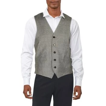 Ralph Lauren | Lauren Ralph Lauren Mens Hitchcock Flannel Houndstooth Suit Vest,商家BHFO,价格¥177