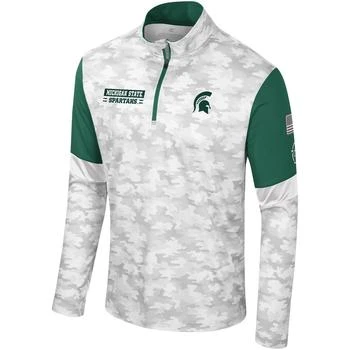 推荐Colosseum Michigan State OHT Tomahawk 3/Zip Windshirt - Men's商品