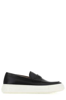 Salvatore Ferragamo | Salvatore Ferragamo Logo Detailed Slip-On Loafers商品图片,5.7折起