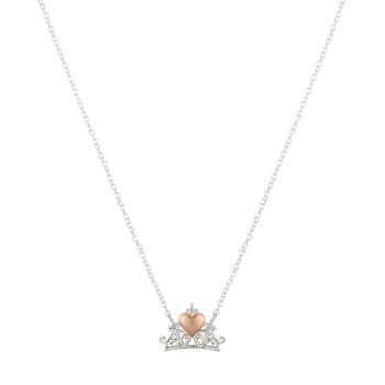 Disney | Princess Crown Necklace in 14K Gold Flash Plated商品图片,3.5折
