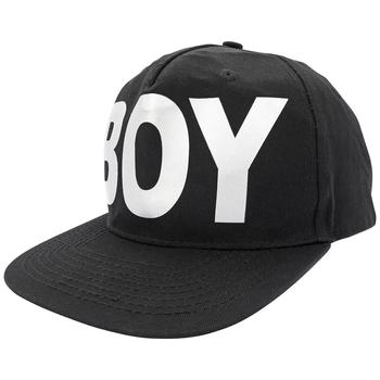 推荐Boy London Mens Black Boy Logo Snapback Hat, Size One Size商品
