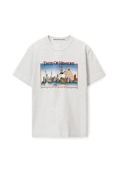 Alexander Wang | Ny Skyline Graphic Tee In Compact Jersey 5.9折