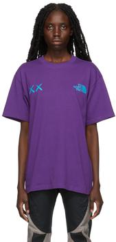 The North Face | Purple KAWS Edition Logo T-Shirt商品图片,独家减免邮费