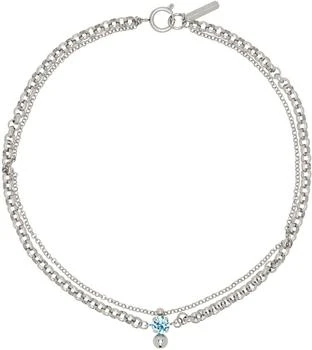 Justine Clenquet | SSENSE Exclusive Silver Josh Necklace,商家SSENSE,价格¥982
