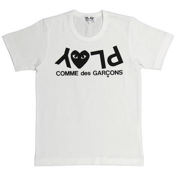 推荐Comme Des Garcons Ladies Short-sleeve Play Logo T-shirt, Size X-Small商品