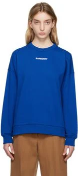 Burberry | Blue Printed Sweatshirt 