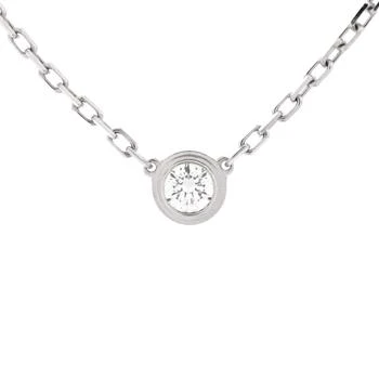 [二手商品] Cartier | D'Amour Pendant Necklace 18K White Gold with Diamond Small,商家Premium Outlets,价格¥7078