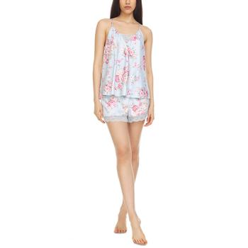 Flora Nikrooz, Flora Nikrooz | Inez Printed Charmeuse 2-Pc. Pajama Set商品图片 5折×额外7折, 额外七折