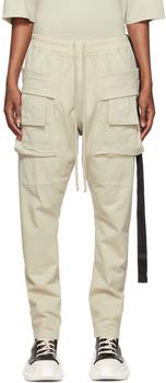 rick owens男裤, Rick Owens | Beige Creatch Cargo Pants商品图片 额外8.5折, 额外八五折
