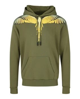 Marcelo Burlon | Printed Wings Hooded Sweatshirt 3.8折×额外9折, 独家减免邮费, 额外九折