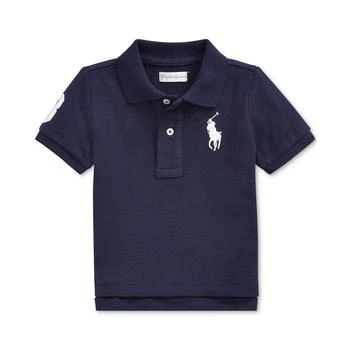 推荐Baby Boys Cotton Mesh Pony Logo Polo Shirt商品