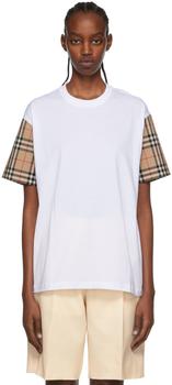 burberry t恤, Burberry | 白色 Vintage Check T 恤商品图片 