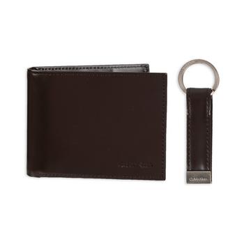 Calvin Klein | Men's RFID Slimfold Wallet & Key Fob Set商品图片,4.4折