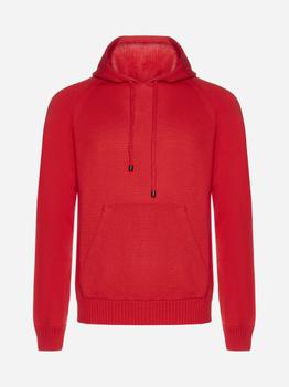 DRUMOHR | Merino wool hooded sweater商品图片,额外8折, 额外八折
