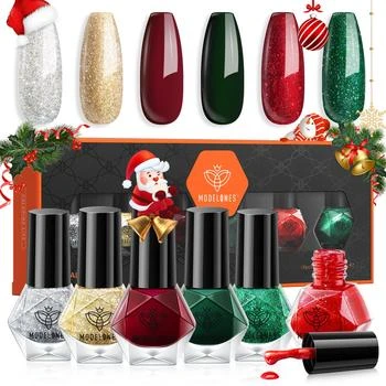 MODELONES | Merry Christmas - 6 Colors Nail Polish Set,商家MODELONES,价格¥75