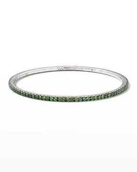 EXTENSIBLE | White Gold Stretch Tsavorite with Black Rhodium Tennis Bracelet,商家Neiman Marcus,价格¥40331