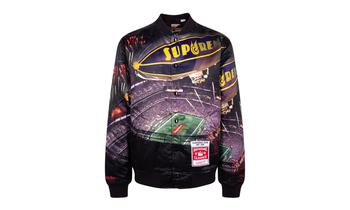 supreme外套, Supreme | Supreme Mitchell & Ness Stadium Satin Varsity Jacket商品图片 