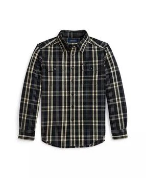 Ralph Lauren | Boys 8-20 Plaid Work Shirt,商家Macy's,价格¥490