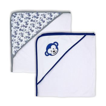 商品Baby Boys Monkey Hooded Towel, 2 Piece Set,商家Macy's,价格¥161图片