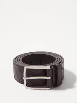 推荐Intrecciato leather belt商品
