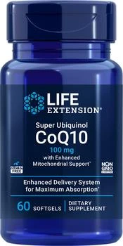 Life Extension | Life Extension Super Ubiquinol CoQ10 with Enhanced Mitochondrial Support™ - 100 mg (60 Softgels),商家Life Extension,价格¥338