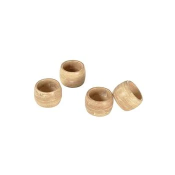 J Queen New York | Tropics Bamboo Napkin Ring 4 Pc Set,商家Macy's,价格¥232