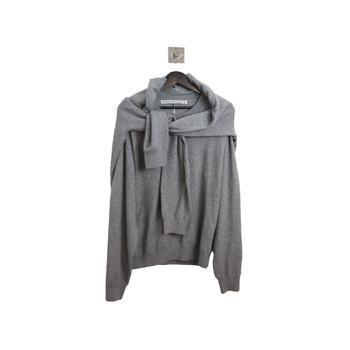alexander wang卫衣, Alexander Wang | Alexander Wang Wrap Around Sweater Grey商品图片 6.2折