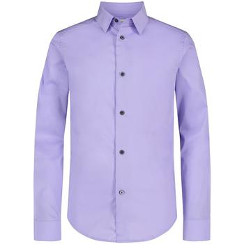 Calvin Klein | Big Boys Long Sleeve Stretch Solid Poplin Shirt商品图片,独家减免邮费