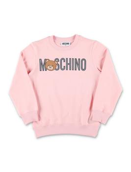 推荐Moschino Kids Logo Printed Crewneck Sweatshirt商品
