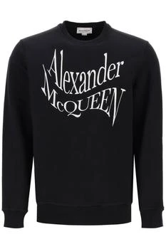 Alexander McQueen | Warped logo sweatshirt 6.6折