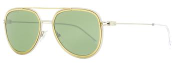 推荐Hugo Boss Men's Aviator Sunglasses B1193S TNGEL Palladium/Gold 56mm商品