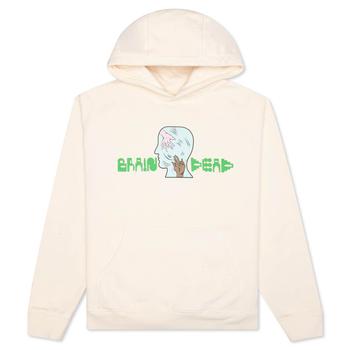 Brain Dead | Brain Dead Handheld Hoodie - Cream商品图片,8折×额外8.5折, 额外八五折