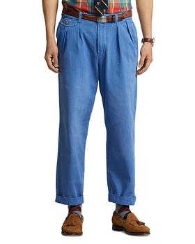 Ralph Lauren | Whitman Relaxed Fit Pleated Chino Pants商品图片,6折, 独家减免邮费
