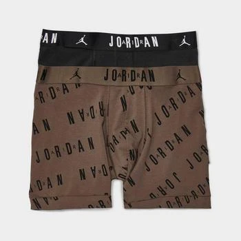 Jordan | Men's Jordan Flight Cotton Stretch Boxer Briefs (2-Pack),商家Finish Line,价格¥152