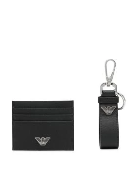 Emporio Armani | Emporio Armani Card Holder And Keyring Set,商家Baltini,价格¥947