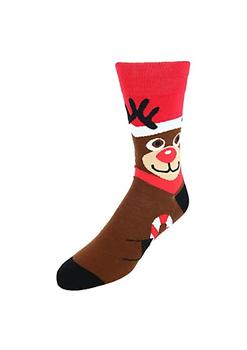 推荐Men's Rudolph Christmas Novelty Socks商品