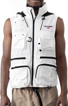 ralph lauren sport, Ralph Lauren | Polo Sport Hi Tech Vest - White商品图片 4.6折×额外7折, 额外七折