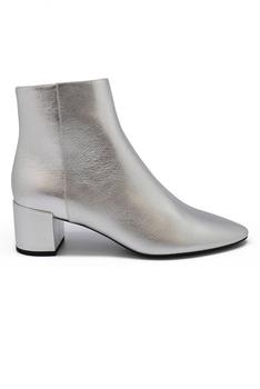 圣罗兰鞋女鞋, Yves Saint Laurent | Luxury Shoes For Women   Saint Laurent Loulou 50 Silver Ankle Boots商品图片 9折