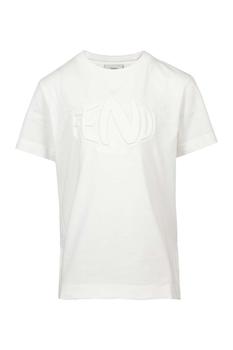 推荐Fendi Kids Crewneck Short-Sleeved T-Shirt商品