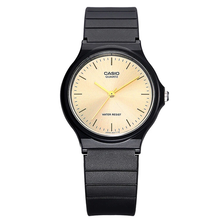 推荐卡西欧（CASIO）手表 指针系列简约百搭学生石英手表鹅黄色表盘MQ-24-9E-鹅黄色-MQ-24-9E商品