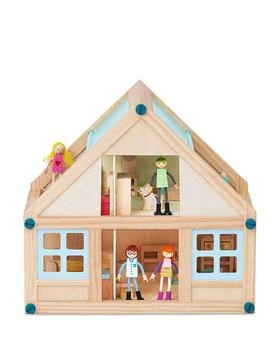Teamson | Kids Moose Lodge Cabin 3.5" Doll House Sea Green - Ages 3-7,商家Bloomingdale's,价格¥804
