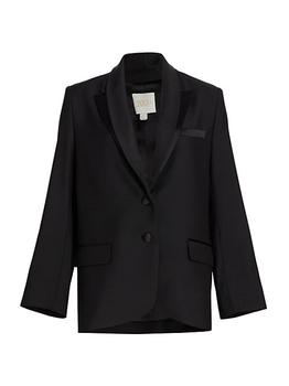推荐Layered-Lapel Tuxedo Jacket商品