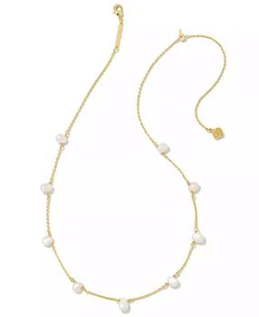 Kendra Scott | Freshwater Cultured Pearl 14K Gold Plated Over Brass Leighton Strand Necklace,商家Macy's,价格¥721