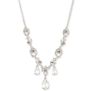 Givenchy | Silver-Tone Crystal Stone Lariat Necklace, 16" + 3" extender 5折×额外8折, 额外八折
