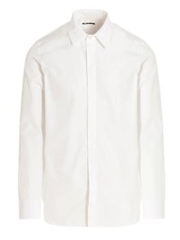 Jil Sander | Jil Sander Long-Sleeved Poplin Shirt商品图片,5.2折起