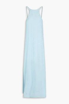 Ganni | Jacquard maxi slip dress,商家THE OUTNET US,价格¥1245