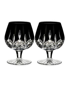 商品Waterford Crystal | Lismore Black Brandy Balloon Glasses, Set 2,商家Neiman Marcus,价格¥2254图片